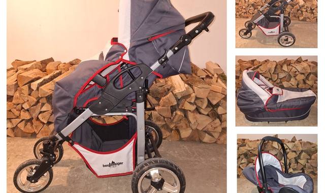 Equipements pour Bébé, Enfants, Puériculture poussette 3-en-1 avec roues 4x4