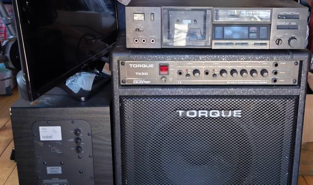 HiFi, Video, Photo sub bass, ampli, magneto cassette cds ..