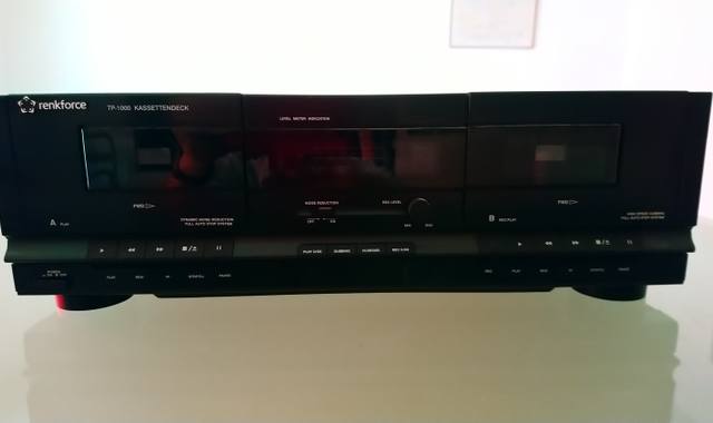 HiFi, Video, Photo magnétophone double K7 Renkforce TP 1000