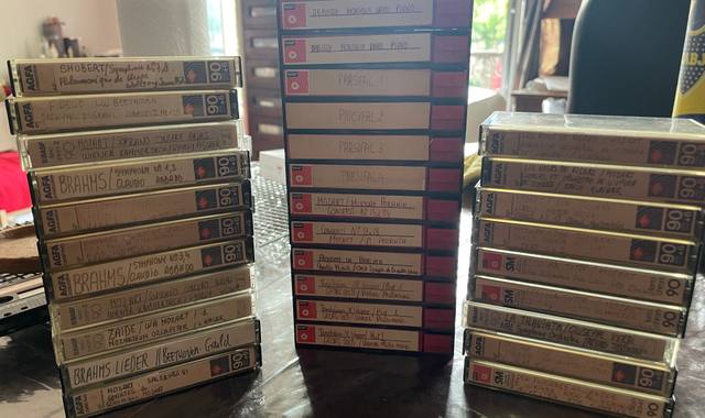 HiFi, Video, Photo lot de K7 audios Musique Classique