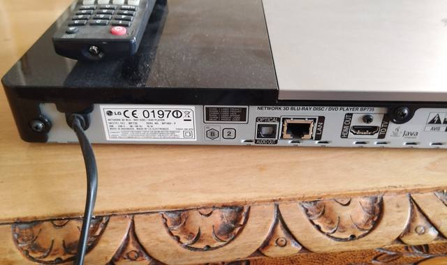 HiFi, Video, Photo lecteur bluray lg hdmi neuf .....