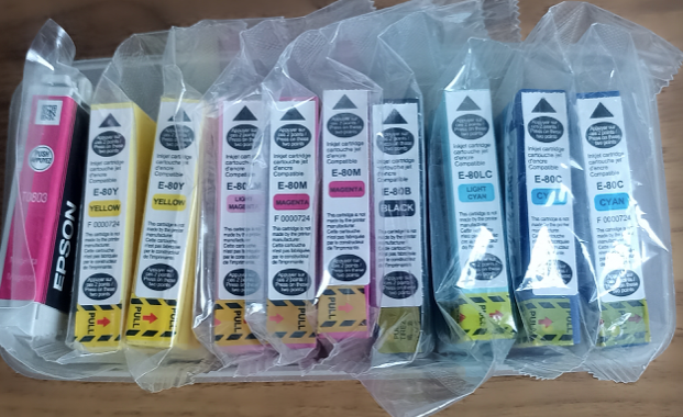 Informatique 10 cartouches imprimante EPSON XP