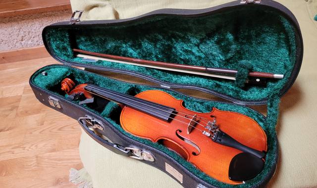 Instruments de musique violon pour enfant 1/8 avec archet et étui rigide