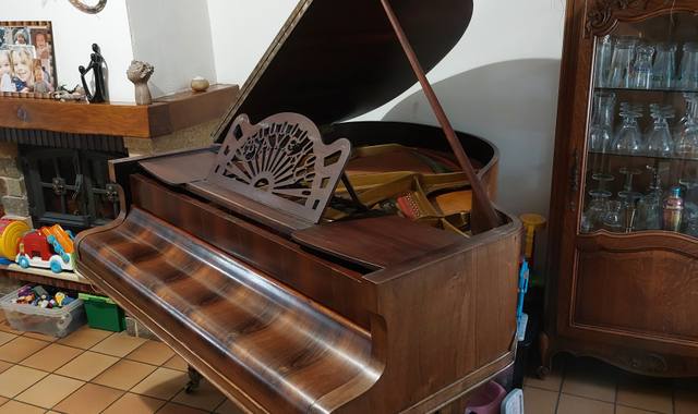 Instruments de musique piano quart de queue