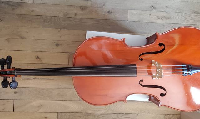 Instruments de musique violoncelle 3/4 fendu et jouable + 2 housses