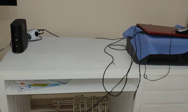 Informatique grand bureau blanc etat impeccable