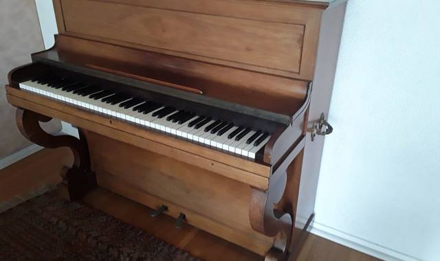 Instruments de musique piano Pleyel Wolff cadre bois 1890 en très bel état