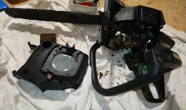 Jardinage tronconneuse a remonter