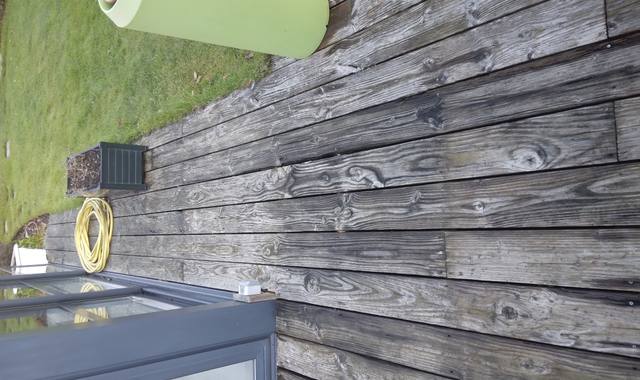 Jardinage suite à changement des lames de bois sur terrasse, une quinzaine de m2 déjà reti