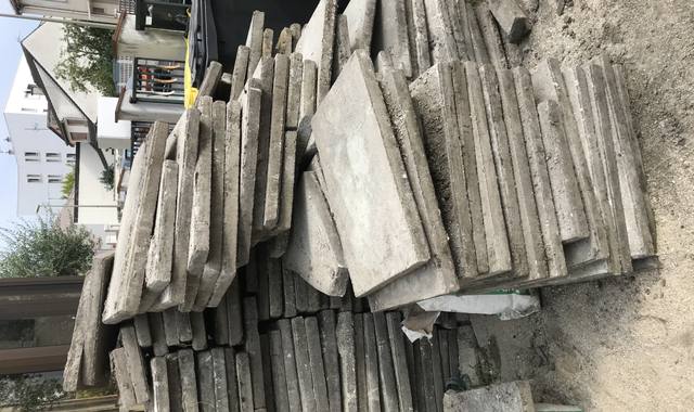 Jardinage les dalles