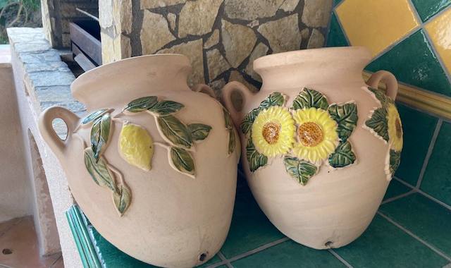 Jardinage 2 pots terre cuite