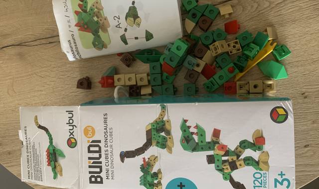 Jeux, Jouets cubes dinosaure Oxybul (3 ans et +)