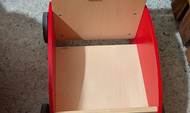 Jeux, Jouets chariot bois