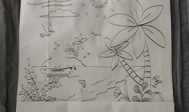 Jeux, Jouets sacs papier à colorier et à relier