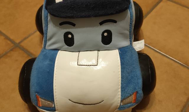 Jeux, Jouets voiture-peluche de police