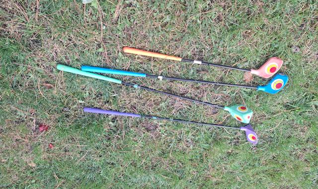 Jeux, Jouets 4 mini-cannes de golf pour enfants