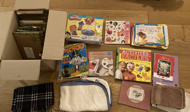 Jeux, Jouets livres Picsou, coffret pate à modeler et autres