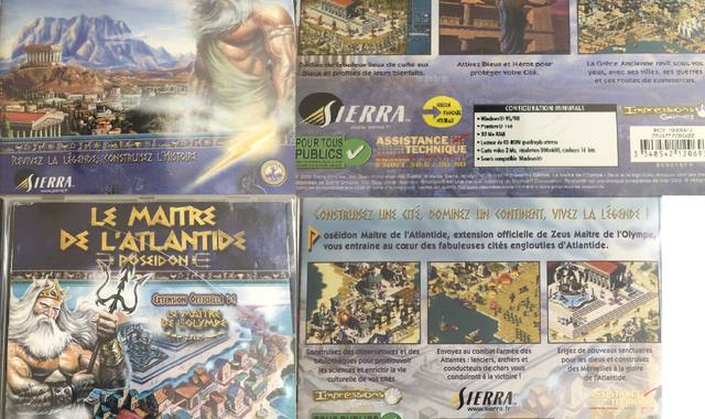Jeux, Jouets le Maître de l'Olympe - Zeus + extension - jeu PC