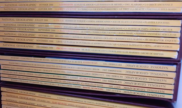 Livres-Revues revues national geographic