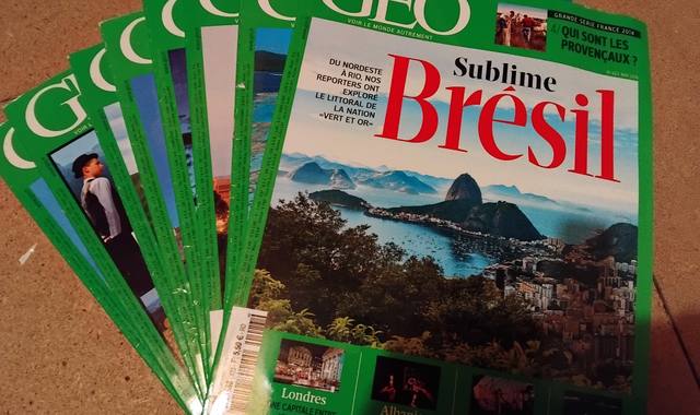 Livres-Revues des Magazines Géo