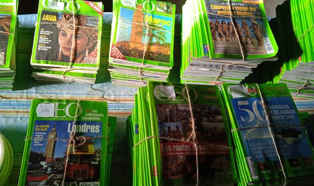 Livres-Revues collection de magazines Géo
