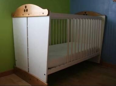 Literie lit Bébé bois massif