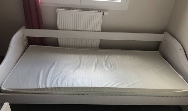Literie lit gigogne avec 2 matelas
