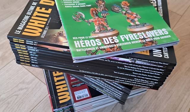 Livres-Revues lot de magazines White Dwarf