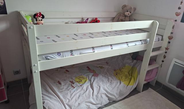 Literie lit mezzanine