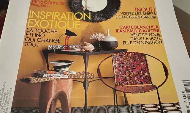 Livres-Revues revues de décoration (un cinquantaine), Elle déco, Marie-Claire maison...