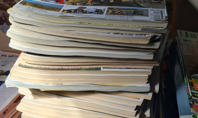 Livres-Revues magazine trail /road trip moto