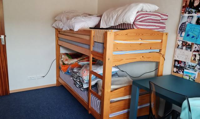 Literie 2 lits superposés 2m sur 1m