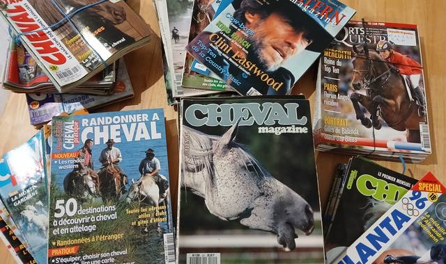 Livres-Revues magazines équitation