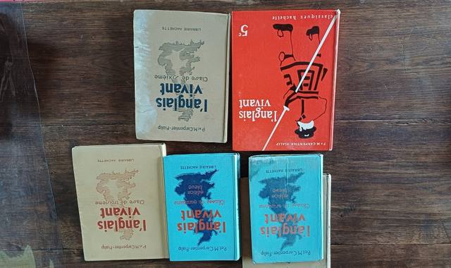 Livres-Revues série de livres d'apprentissage scolaire de l'anglais Carpentier-Fialip