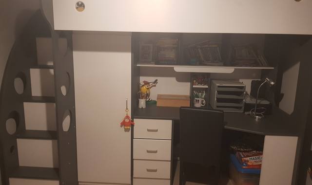 Literie lit mezzanine