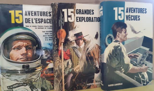 Livres-Revues 3 livres d'aventures