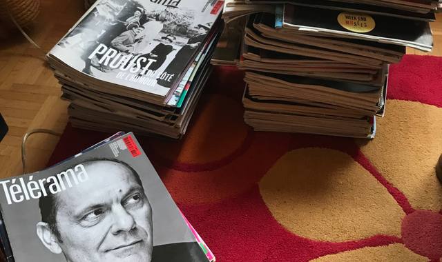 Livres-Revues collection de Télérama (100aine de numéros)