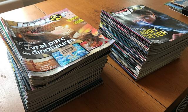 Livres-Revues collection Science et vie Junior - 08/2013 à 01/2022