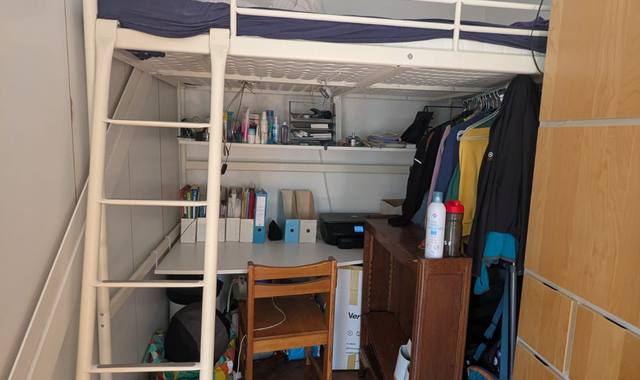 Literie lit double mezzanine + matelas