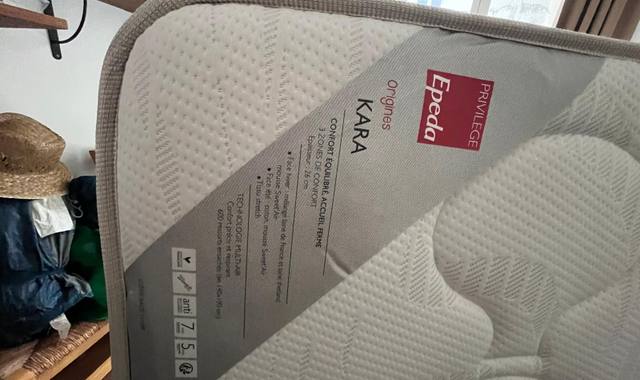 Literie 2 lits 1 place 90 x 190