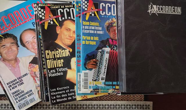 Livres-Revues collection Accordeon Magazine