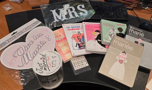 Livres-Revues livres et accessoires pour organiser un mariage