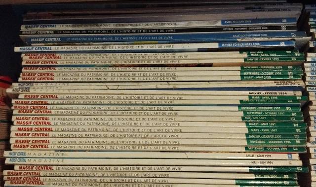 Livres-Revues revu Massif  Central