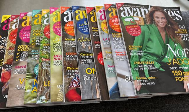Livres-Revues lot de magazine Avantages