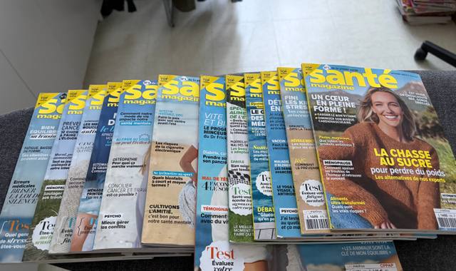 Livres-Revues lot de magazine Santé Magazine