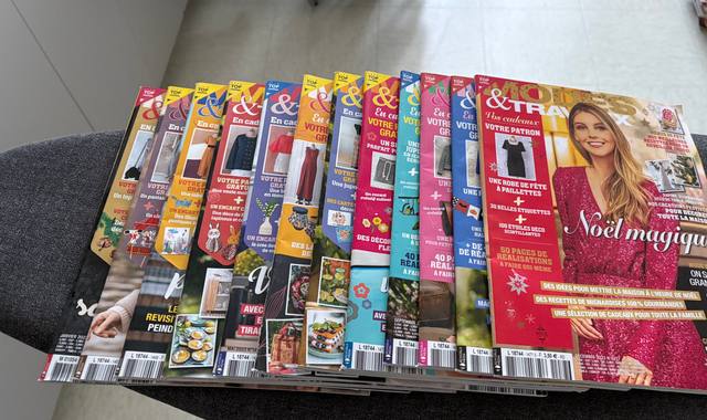 Livres-Revues lot de magazine Modes & Travaux