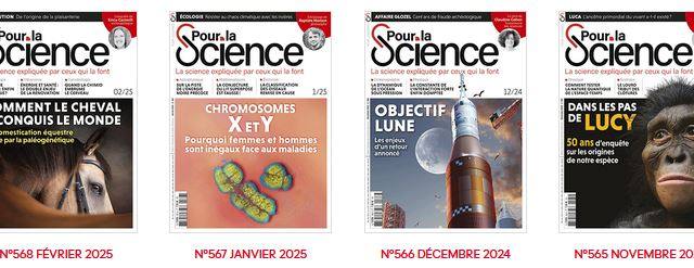 Livres-Revues plusieurs années de n° de Pour la science, récents