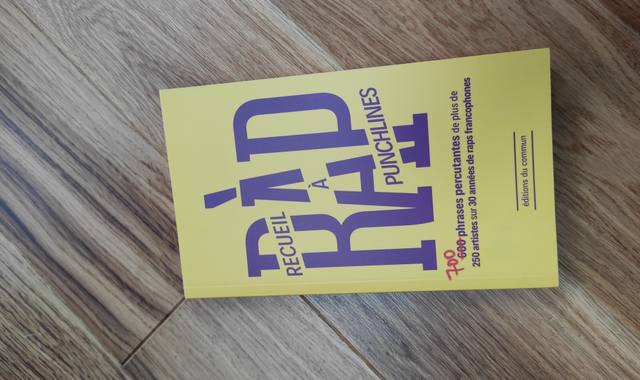 Livres-Revues rAP recueil a punchlines neuf