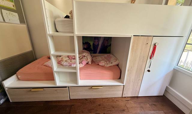 Literie lits superposés enfants