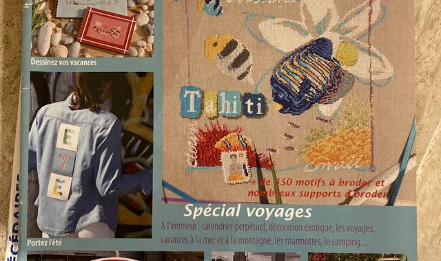 Livres-Revues revue points de croix et livres sur le point de croix